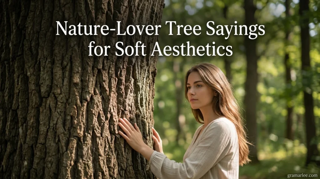 Nature-Lover Tree Sayings for Soft Aesthetics