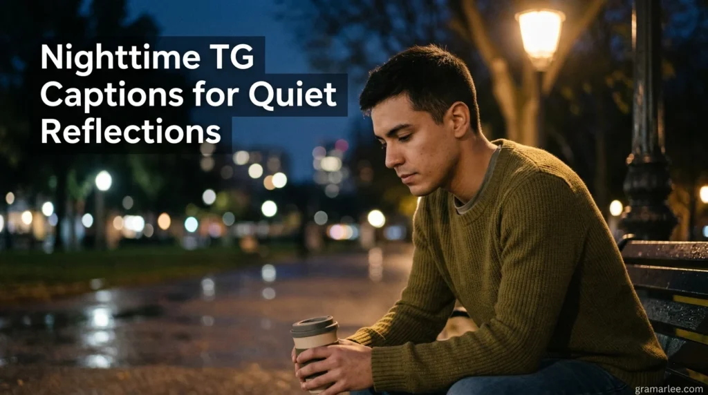 Nighttime TG Captions for Quiet Reflections