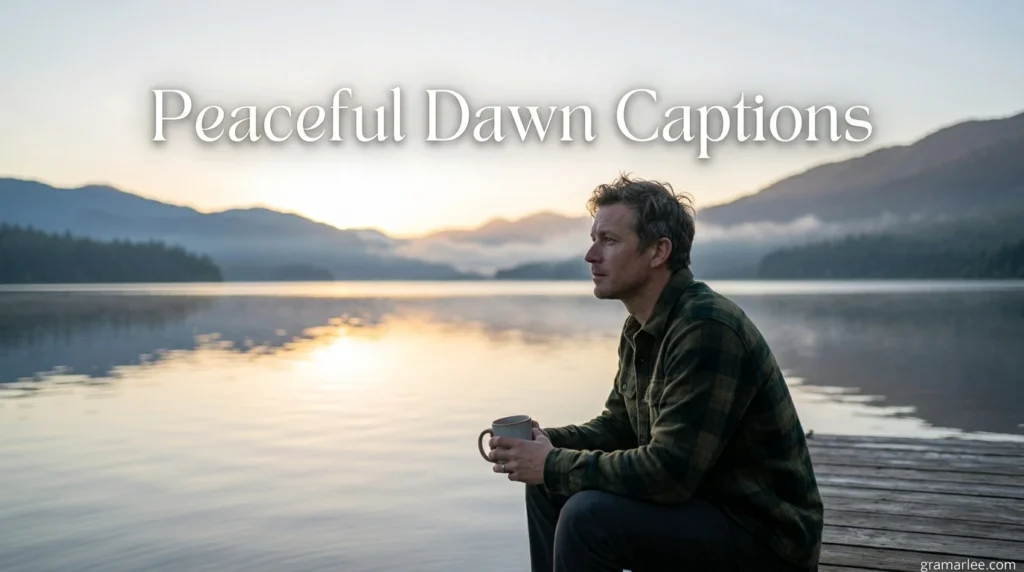 Peaceful Dawn Captions