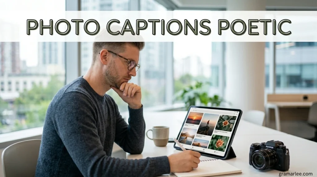 photo captions poetic