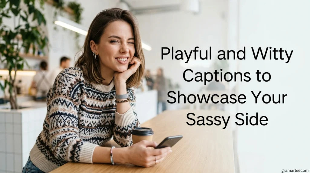 Playful and Witty Captions to Showcase Your Sassy Side