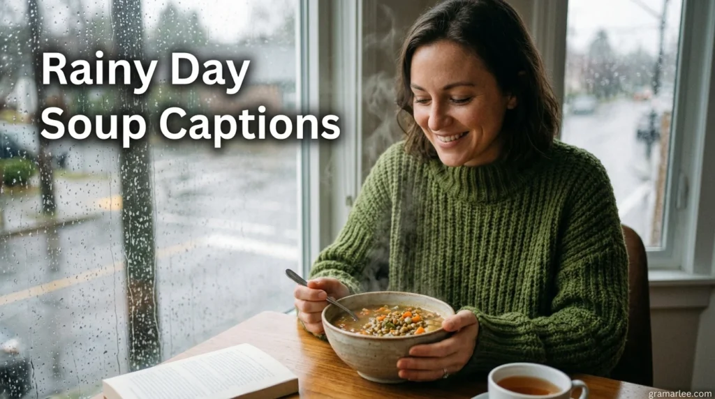 Rainy Day Soup Captions