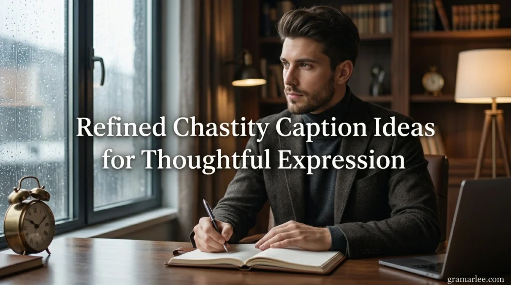 Refined Chastity Caption Ideas for Thoughtful Expression