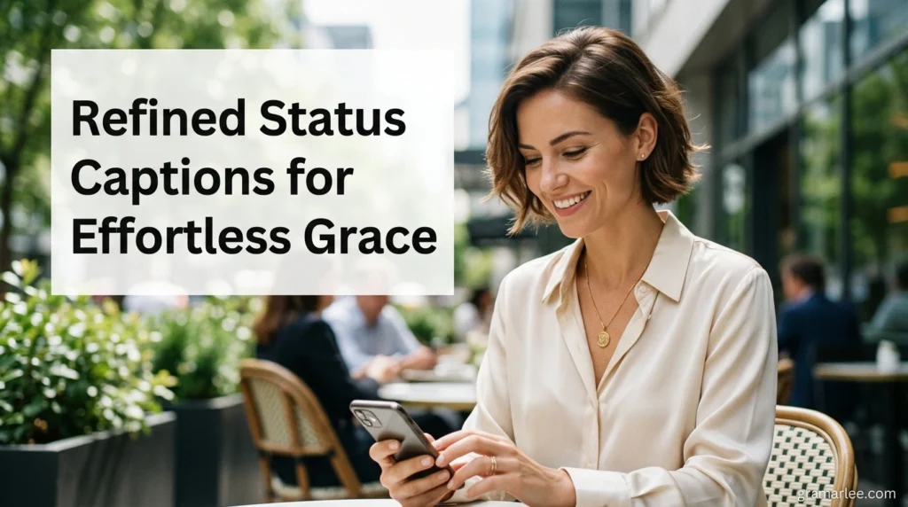 Refined Status Captions for Effortless Grace
