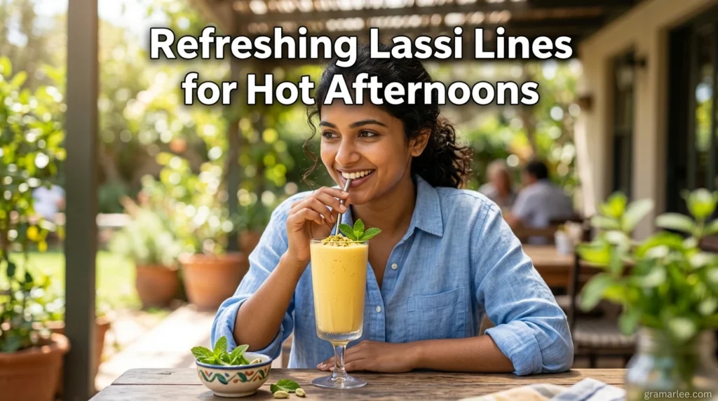 Refreshing Lassi Lines for Hot Afternoons