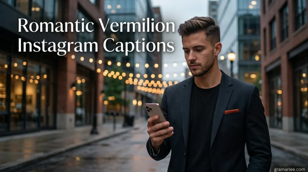 Romantic Vermilion Instagram Captions