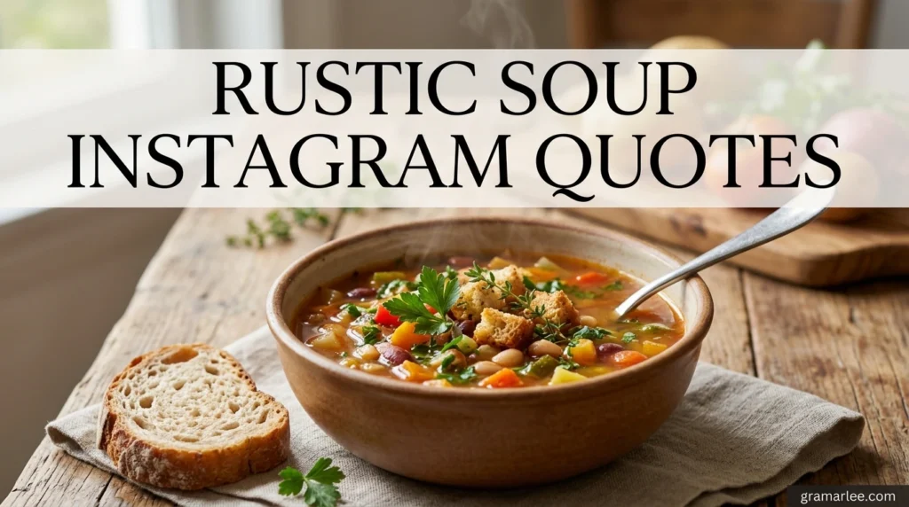 Rustic Soup Instagram Quotes