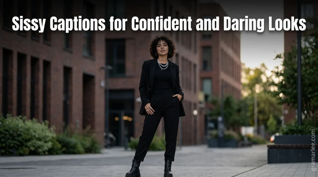 Sissy Captions for Confident and Daring Looks