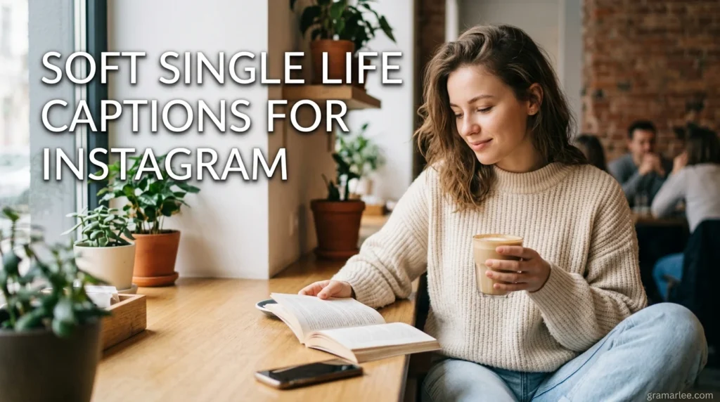 Soft Single Life Captions for Instagram