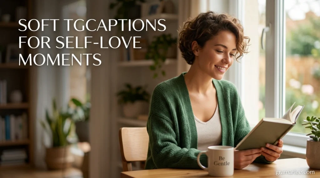 Soft TGCaptions for Self-Love Moments