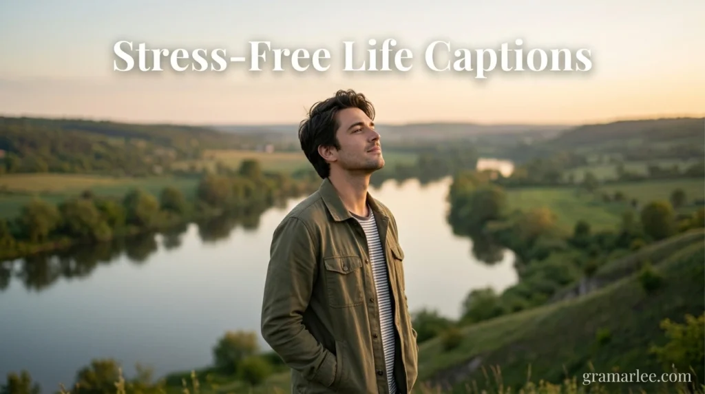 Stress-Free Life Captions