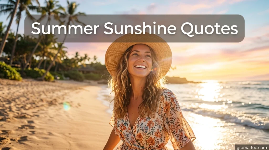 Summer Sunshine Quotes
