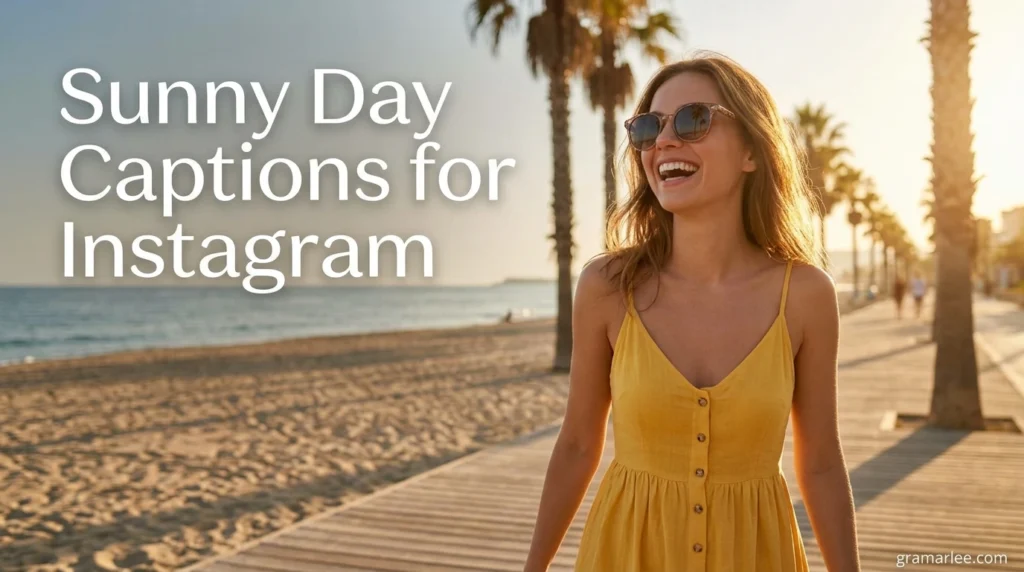 Sunny Day Captions for Instagram