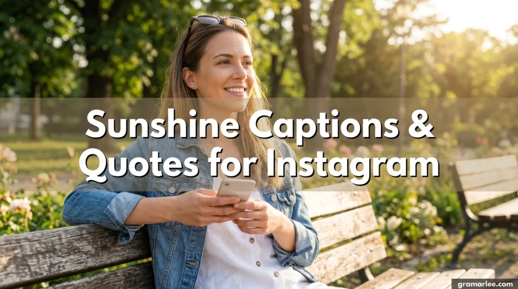 Sunshine Captions & Quotes for Instagram
