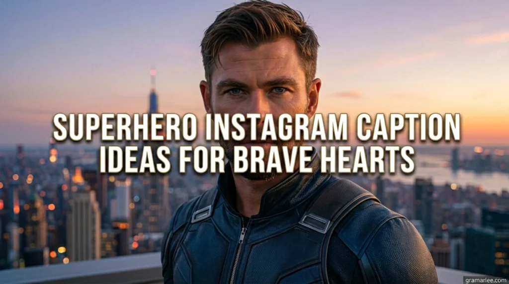 Superhero Instagram Caption Ideas for Brave Hearts