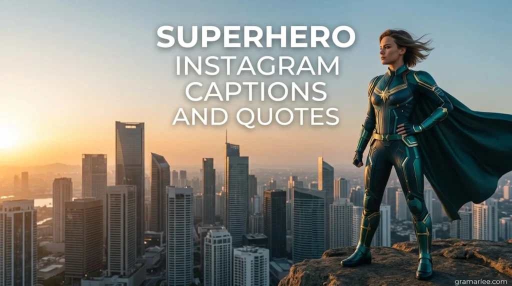Superhero Instagram Captions and Quotes
