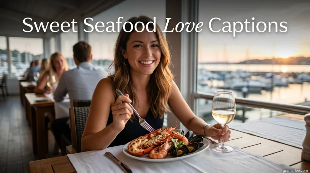 Sweet Seafood Love Captions