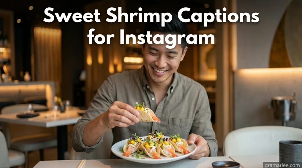 Sweet Shrimp Captions for Instagram