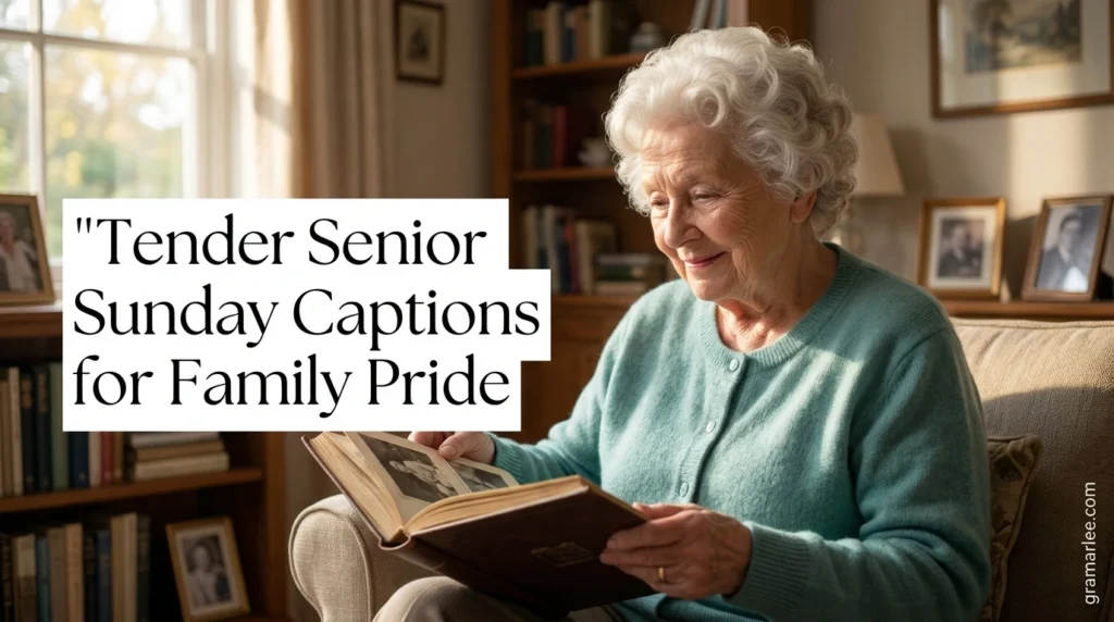 Tender Senior Sunday Captions for Family Pride