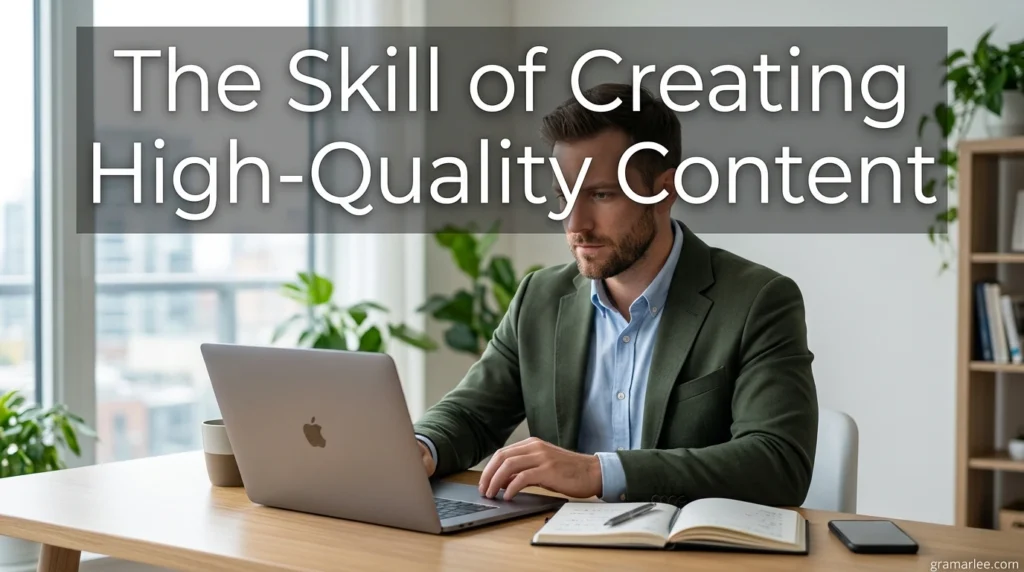 The Skill of Creating High-Quality Content