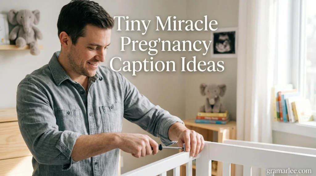 Tiny Miracle Pregnancy Caption Ideas
