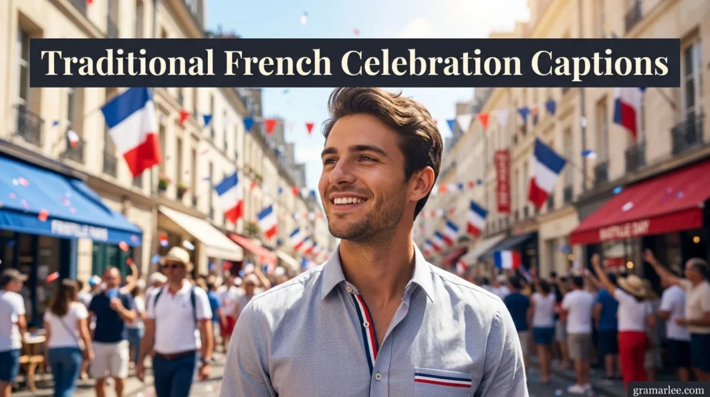 Traditional French Celebration Captions