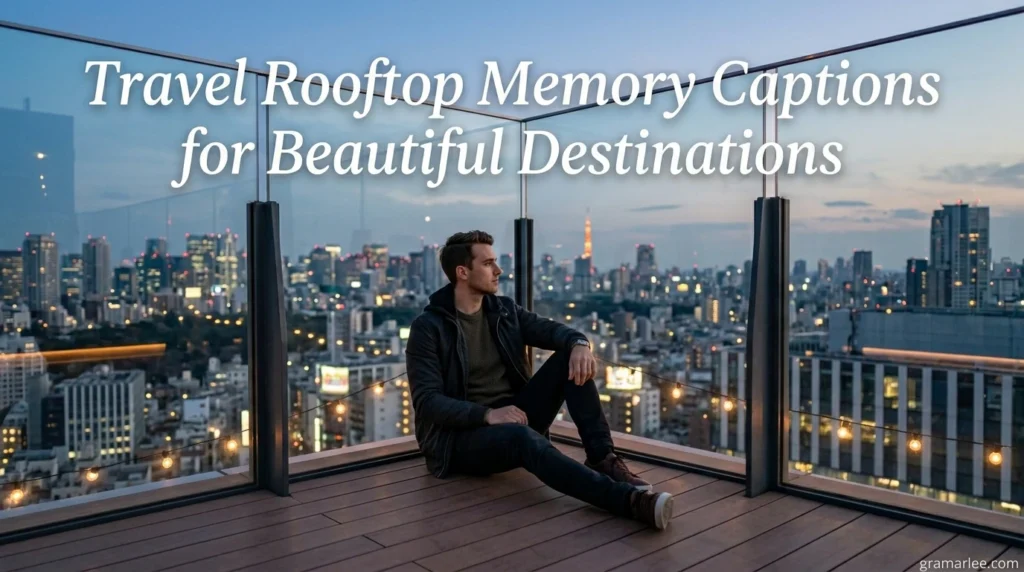 Travel Rooftop Memory Captions for Beautiful Destinations