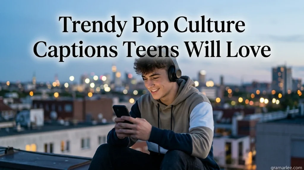 Trendy Pop Culture Captions Teens Will Love