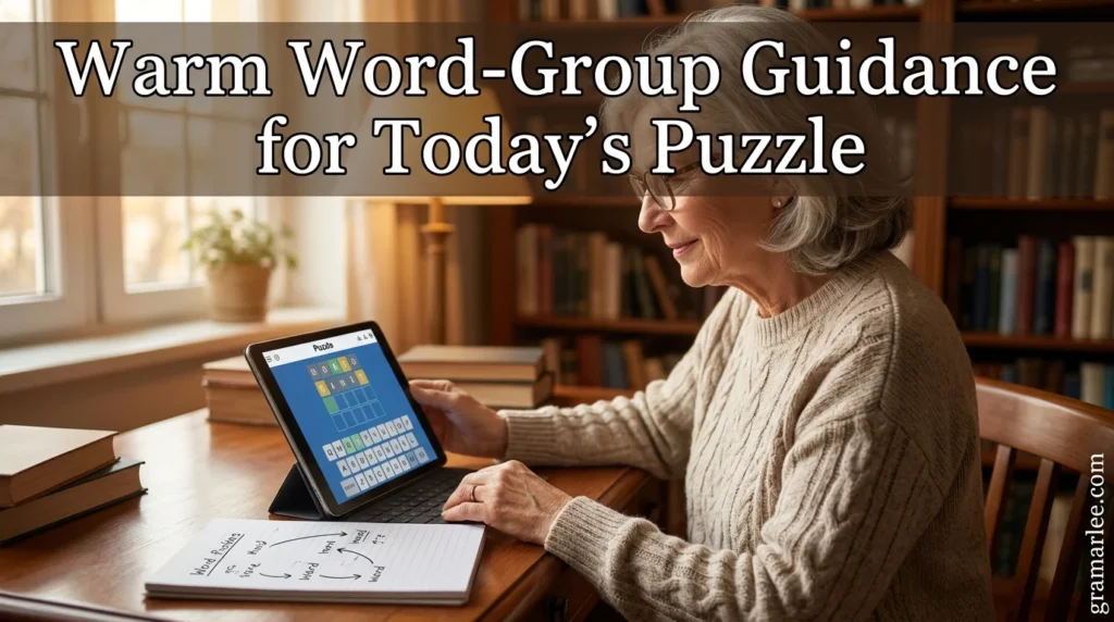 Warm Word-Group Guidance for Todayโs Puzzle