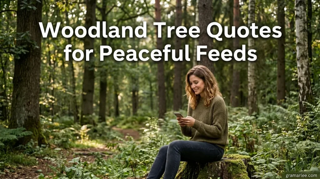 Woodland Tree Quotes for Peaceful Feeds